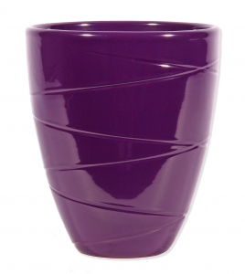 Orchideen-�bertopf violett