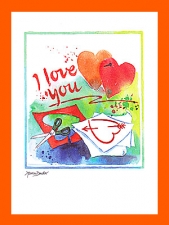 Gru�karte I LOVE YOU