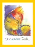 Gru�karte ICH VERMISSE DICH