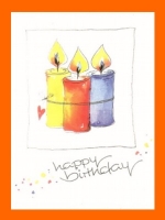 Gru�karte HAPPY BIRTHDAY